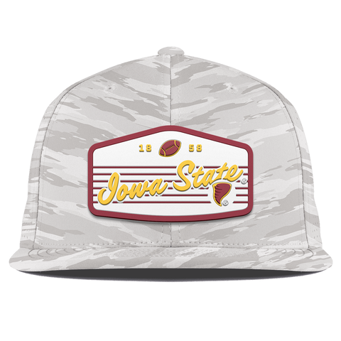 Iowa State University "Cyclones Football" Flat Elite Arctic Camo