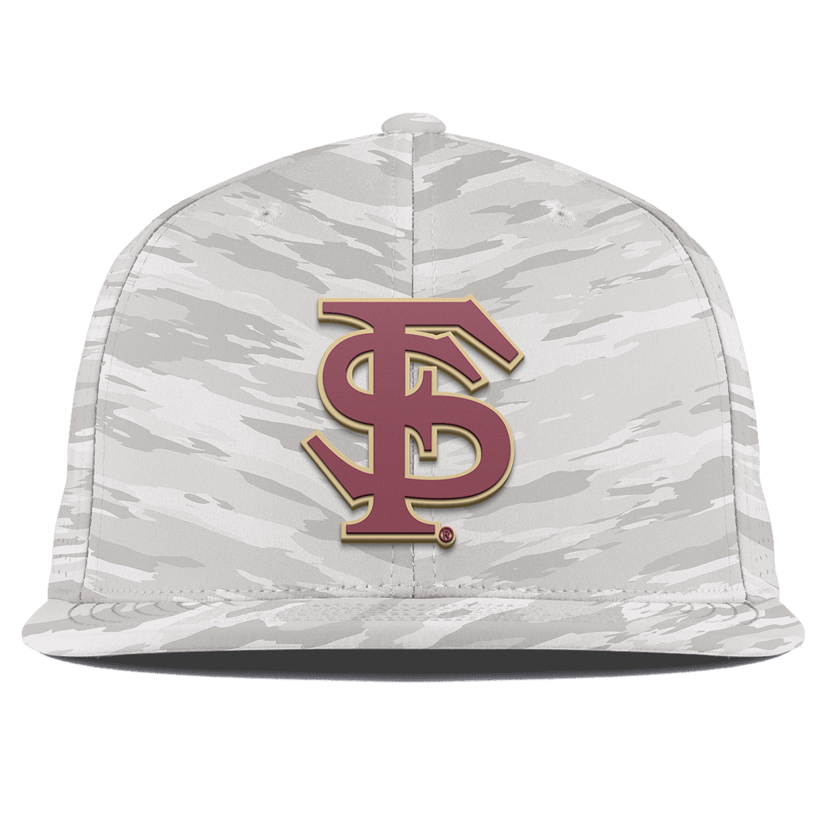 Florida State University "FSU Block" Flat Elite Arctic Camo