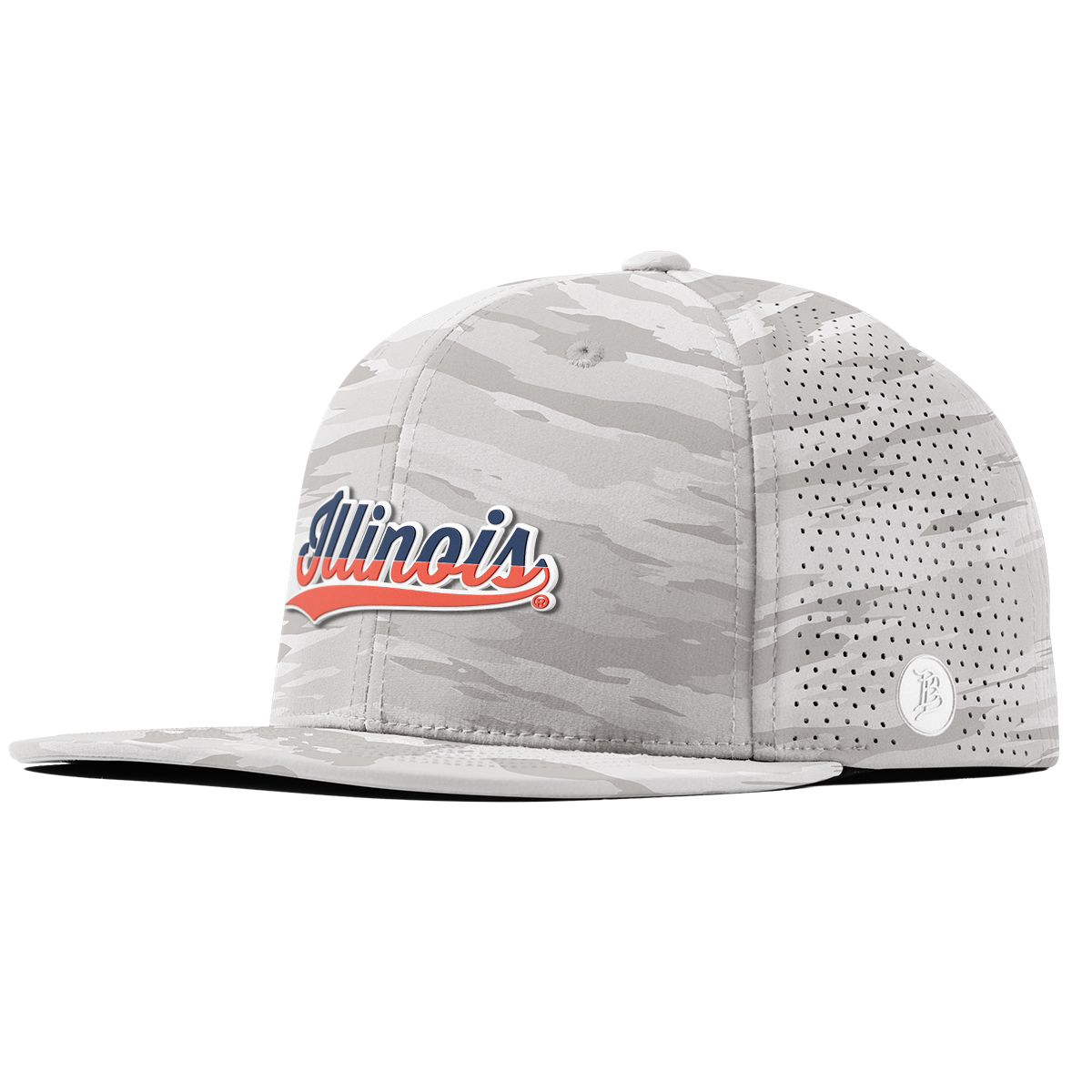 University of Illinois "Illinois Script" Flat Elite Arctic Camo