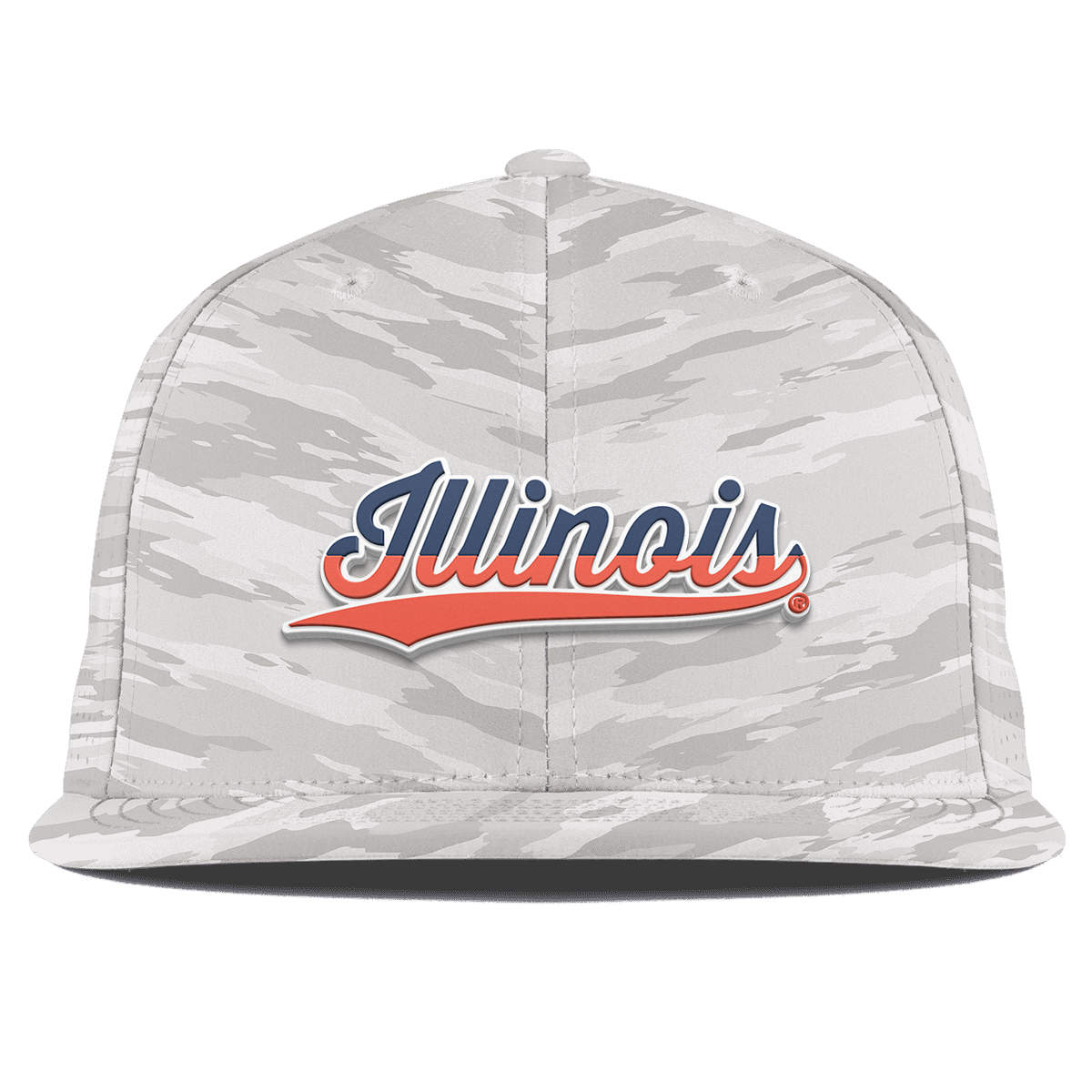 University of Illinois "Illinois Script" Flat Elite Arctic Camo