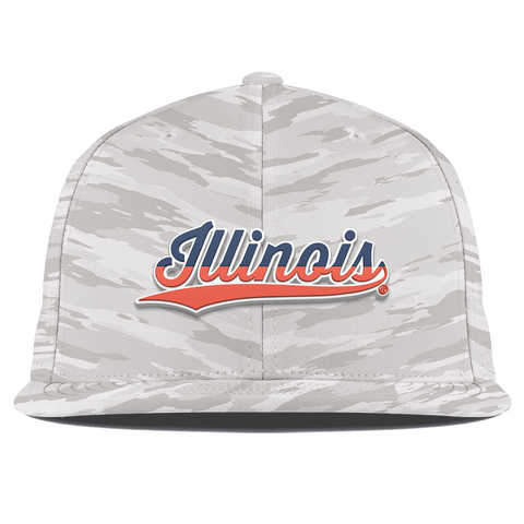 University of Illinois "Illinois Script" Flat Elite Arctic Camo