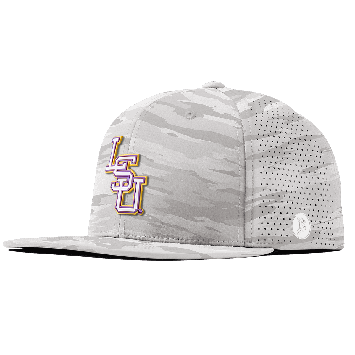 Louisiana State University "LSU Baseball" Flat Elite Arctic Camo