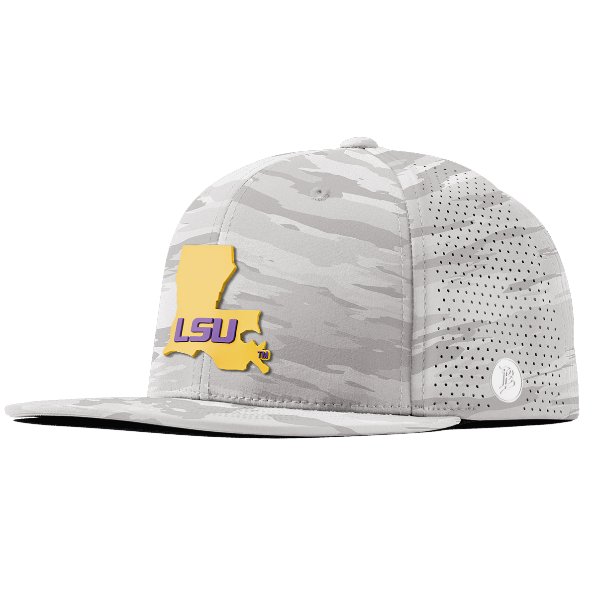 Louisiana State University "LSU Gold State" Flat Elite Arctic Camo