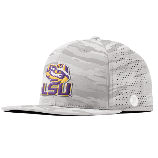 Louisiana State University "LSU Tiger Eye" Flat Elite Arctic Camo