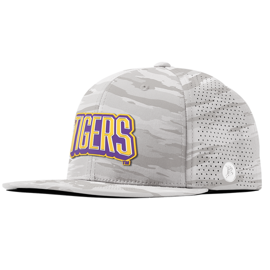 Louisiana State University "LSU Tigers Block" Flat Elite Arctic Camo