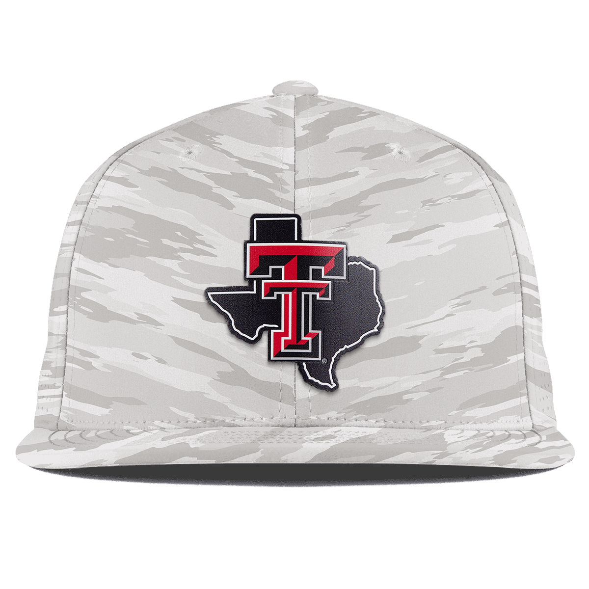 Texas Tech University "Lubbock Local" Flat Elite Arctic Camo