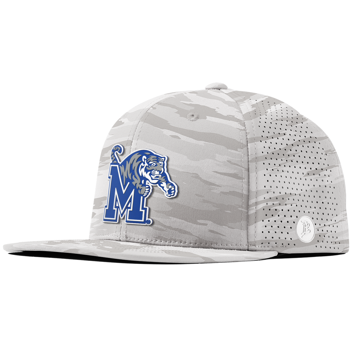 University of Memphis "Memphis Team Logo" Flat Elite Arctic Camo