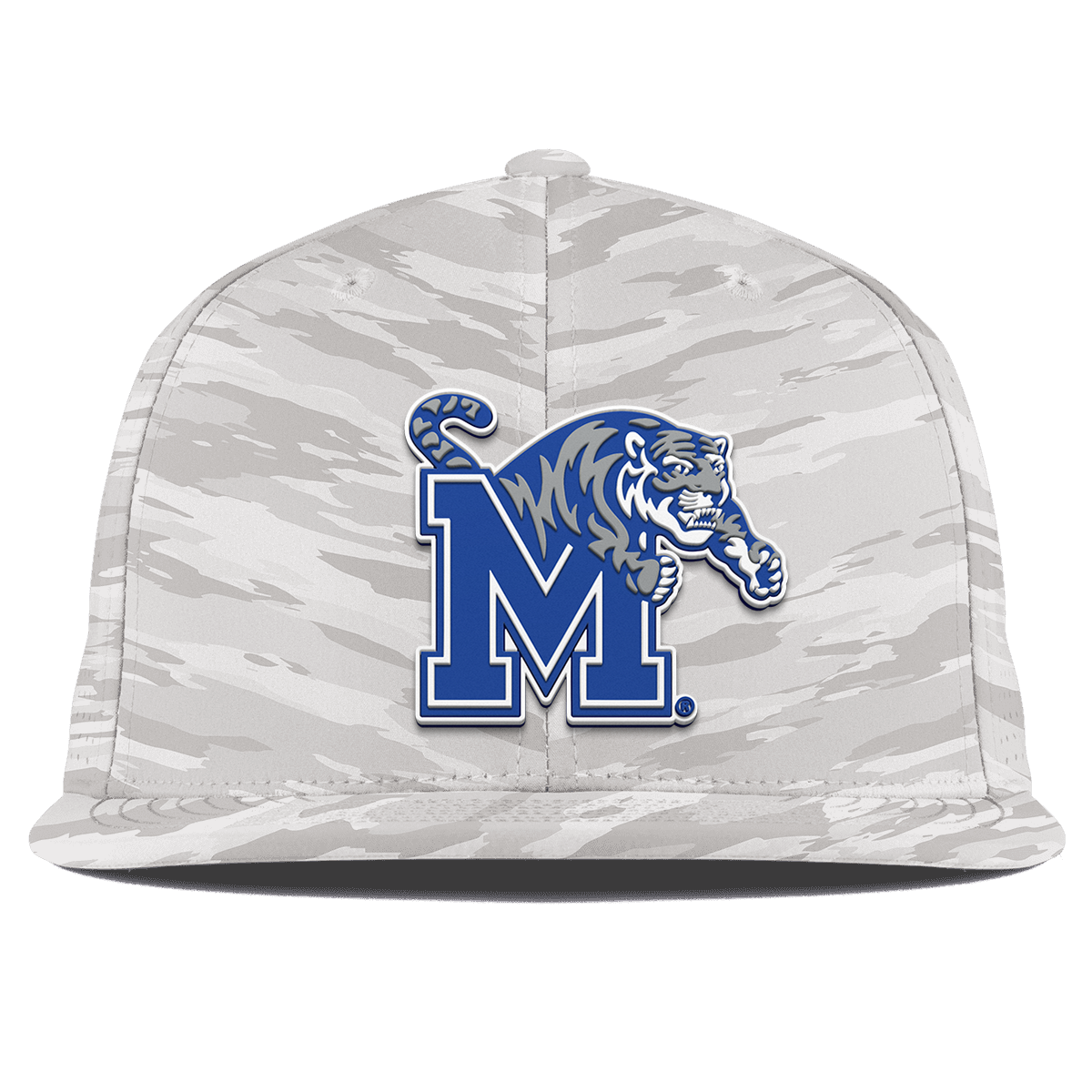 University of Memphis "Memphis Team Logo" Flat Elite Arctic Camo