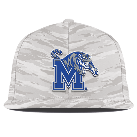 University of Memphis "Memphis Team Logo" Flat Elite Arctic Camo