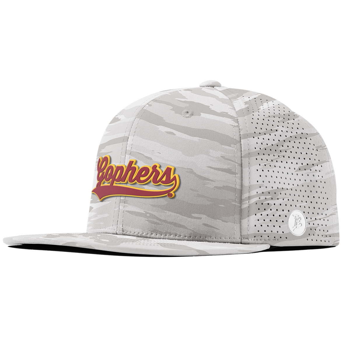 University of Minnesota "Minnesota Gophers Script" Flat Elite Arctic Camo