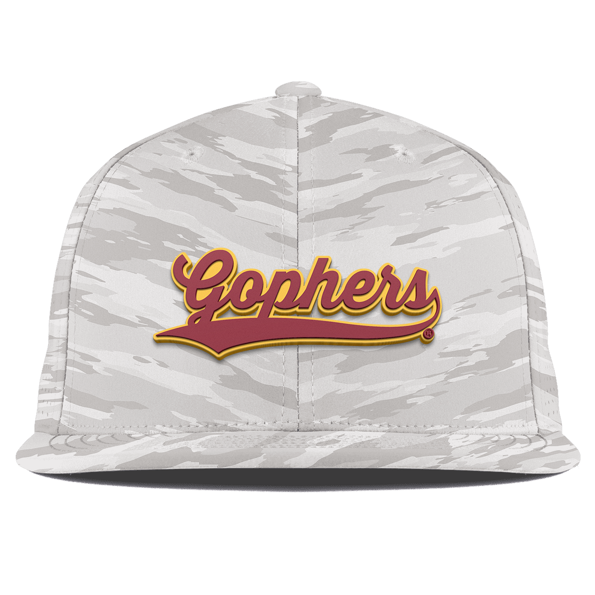 University of Minnesota "Minnesota Gophers Script" Flat Elite Arctic Camo