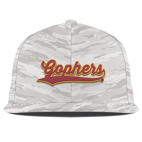 University of Minnesota "Minnesota Gophers Script" Flat Elite Arctic Camo