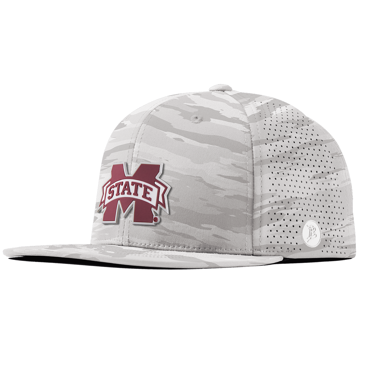 Mississippi State University "Mississippi State Team Logo" Flat Elite Arctic Camo
