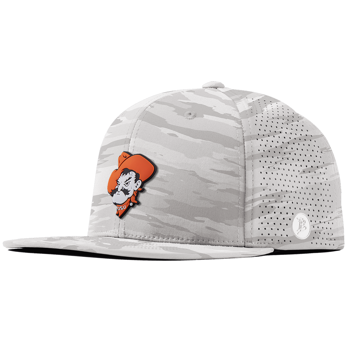 Oklahoma State University "OSU Pistol Pete" Flat Elite Arctic Camo