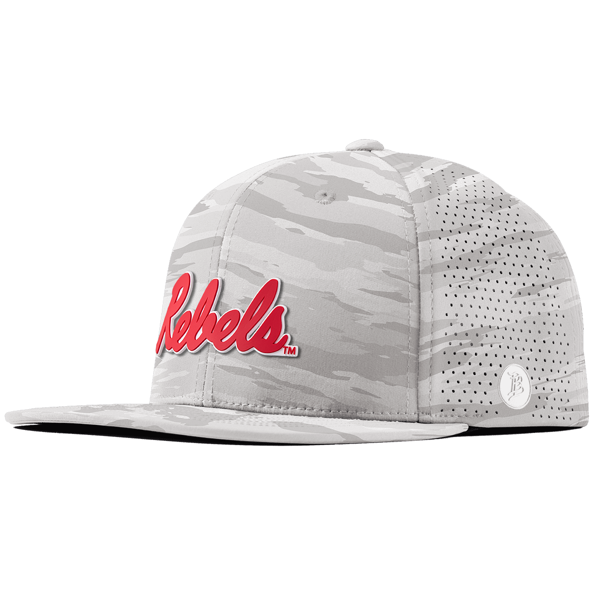 University of Mississippi "Ole Miss Crimson Rebels" Flat Elite Arctic Camo