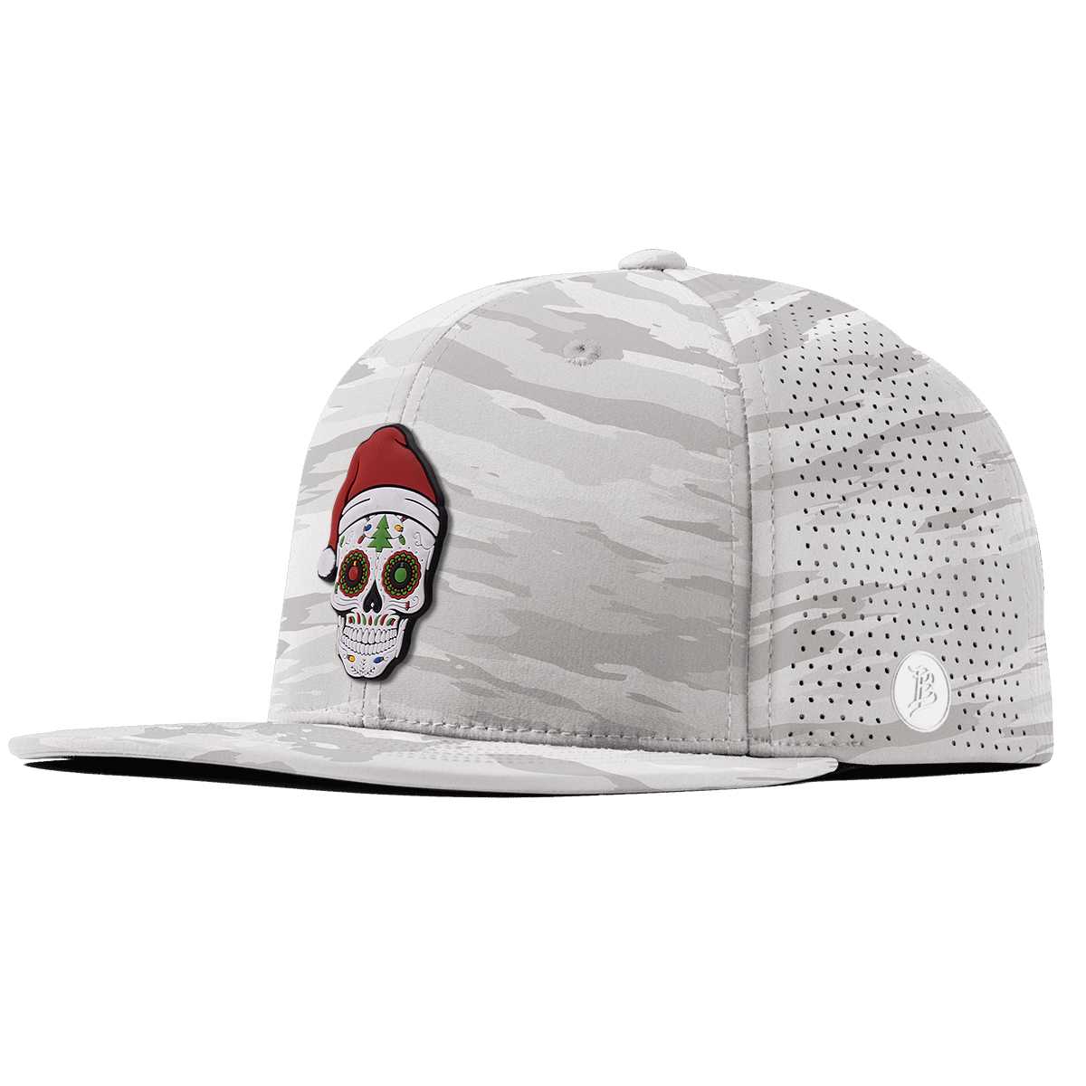 Santa Skull PVC Flat Elite Arctic Camo