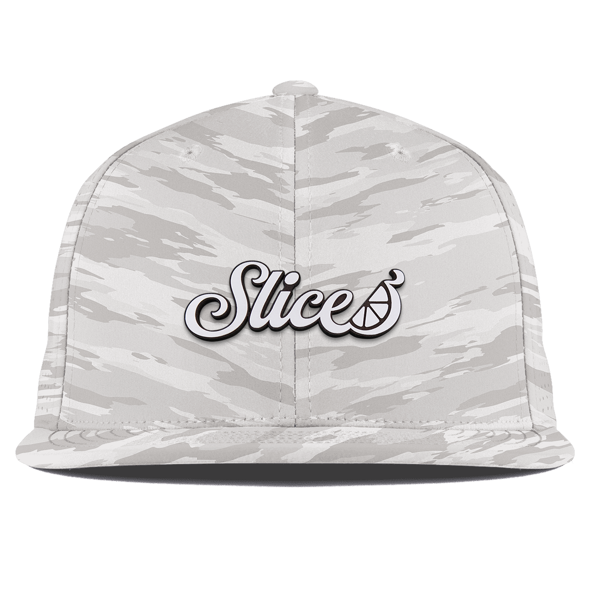 Sliced Script Flat Elite Arctic Camo