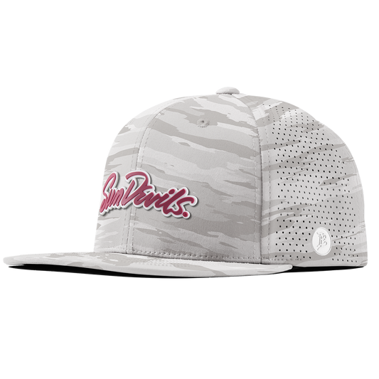 Arizona State University "Sun Devils Script" Flat Elite Arctic Camo