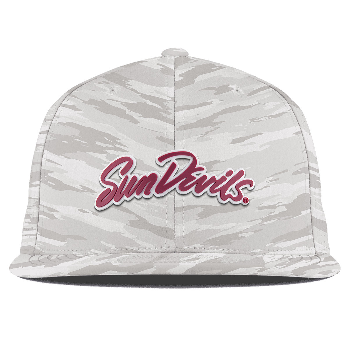 Arizona State University "Sun Devils Script" Flat Elite Arctic Camo