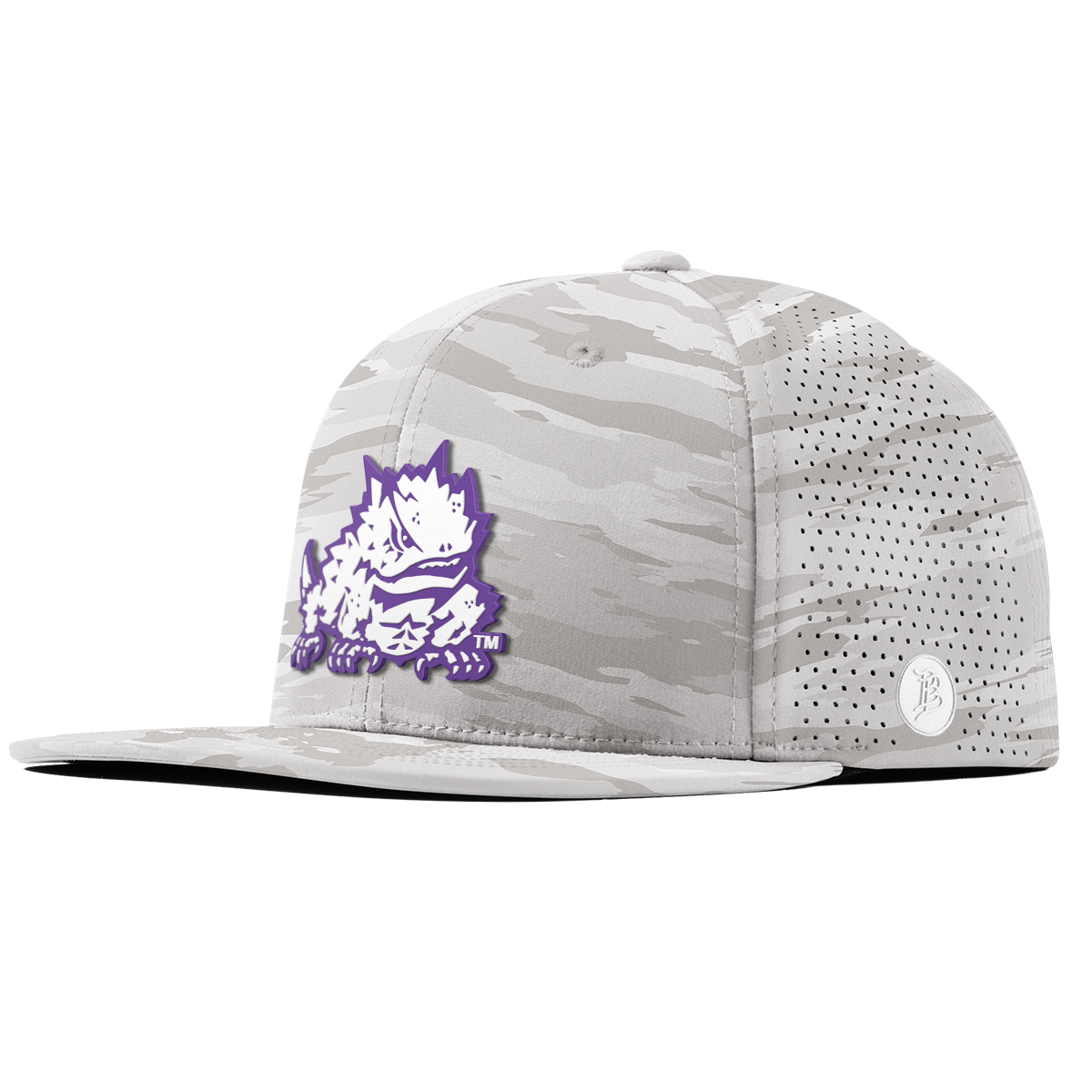 Texas Christian University "TCU Team Logo" Flat Elite Arctic Camo