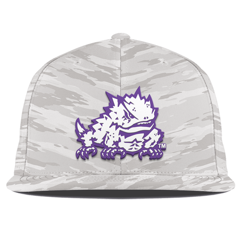 Texas Christian University "TCU Team Logo" Flat Elite Arctic Camo