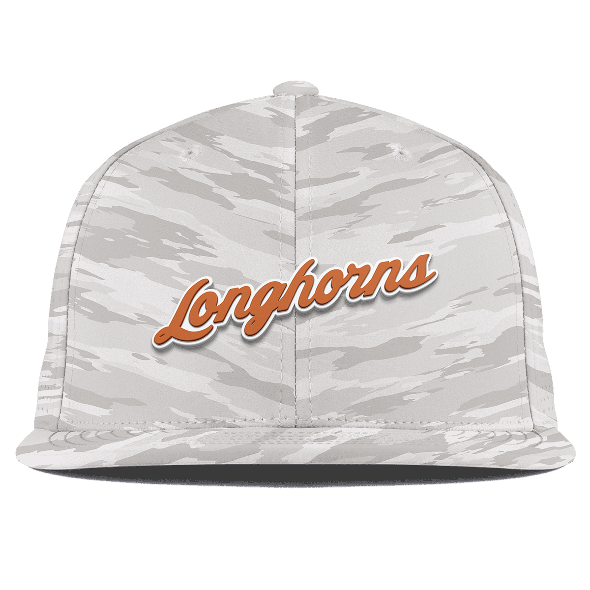 University of Texas "Texas Longhorn Script" Flat Elite Arctic Camo
