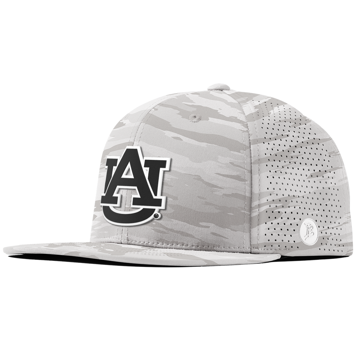 Auburn University "Vintage Auburn Team Logo" Flat Elite Arctic Camo