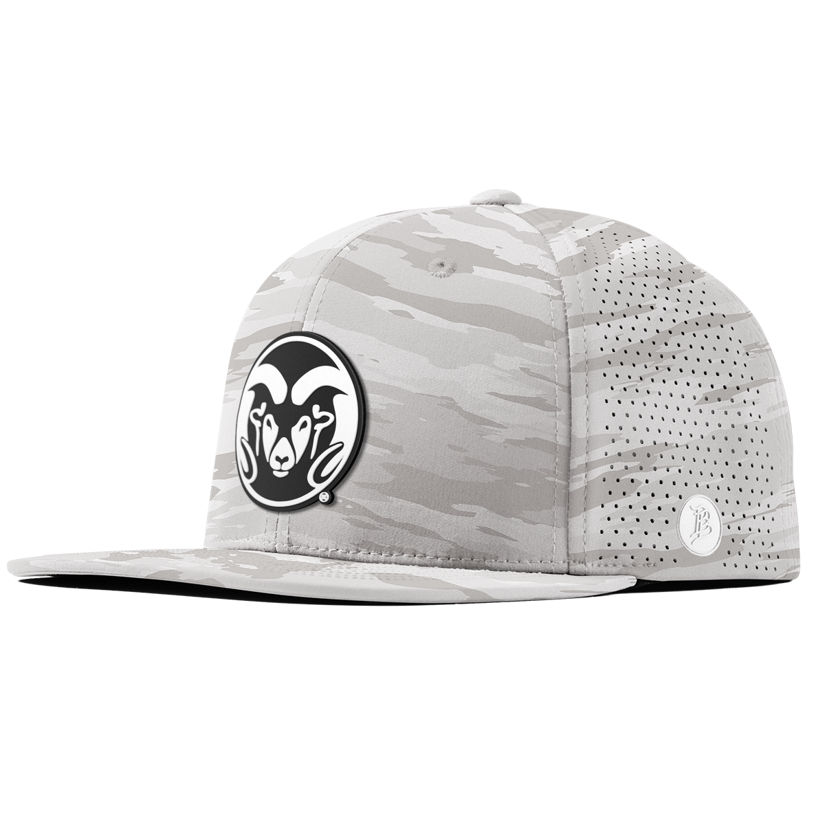 Colorado State University "Vintage CSU Team Logo" Flat Elite Arctic Camo