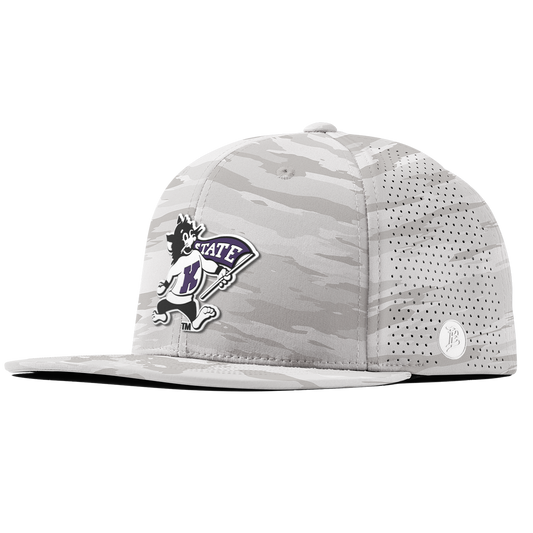 Kansas State University "Vintage Kansas State Wildcat" Flat Elite Arctic Camo