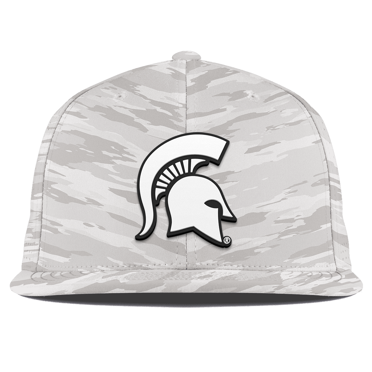Michigan State University "Vintage MSU Team Logo" Flat Elite Arctic Camo