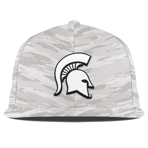 Michigan State University "Vintage MSU Team Logo" Flat Elite Arctic Camo