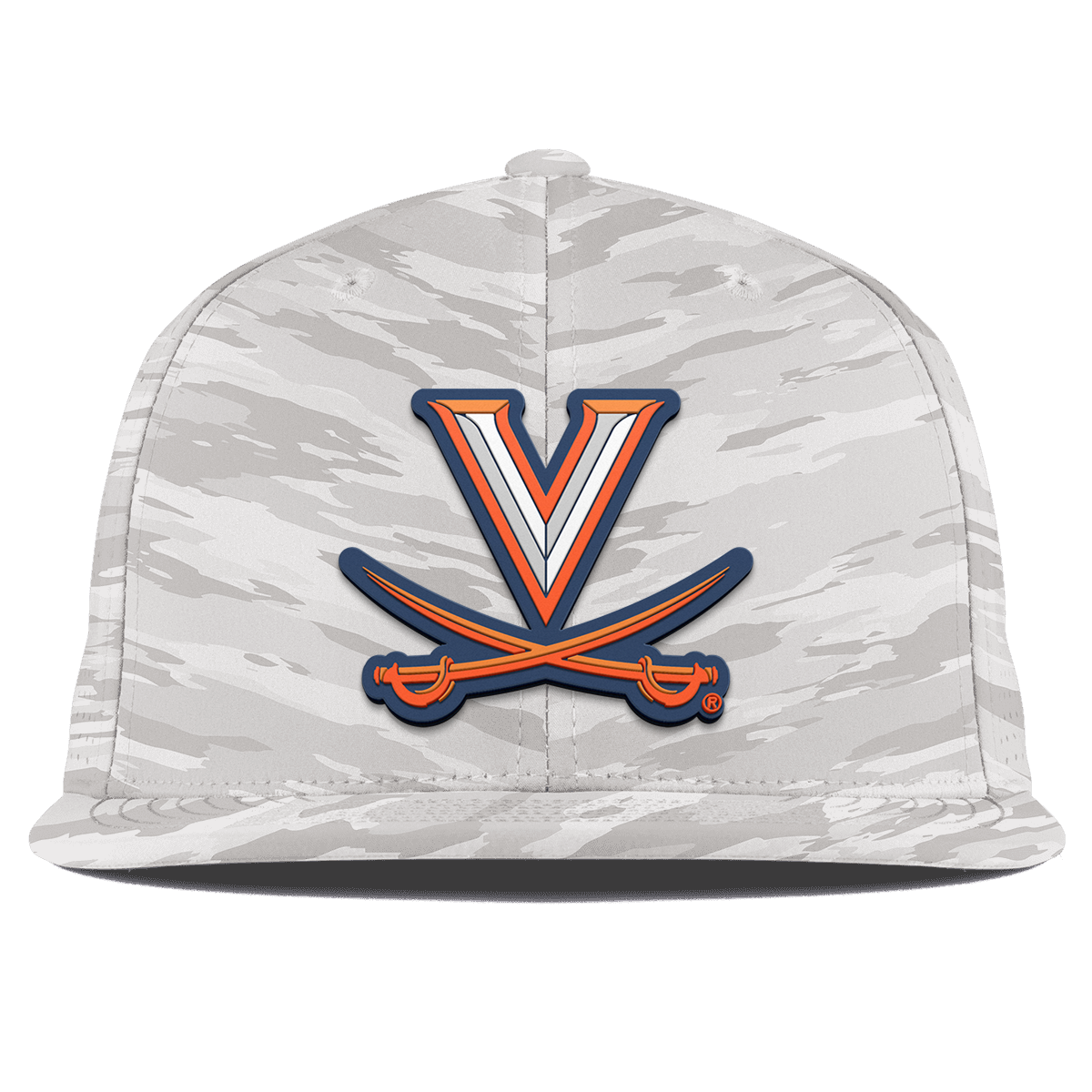 University of Virginia "Virginia Team Logo" Flat Elite Arctic Camo