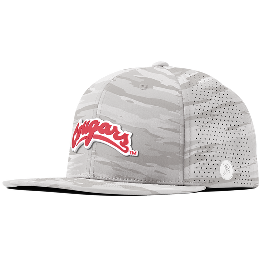 Washington State University "Washington State Cougars Script" Flat Elite Arctic Camo