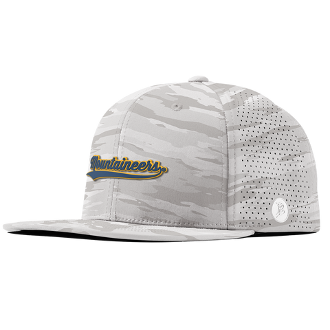 West Virginia University "West Virginia Mountaineers Script" Flat Elite Arctic Camo