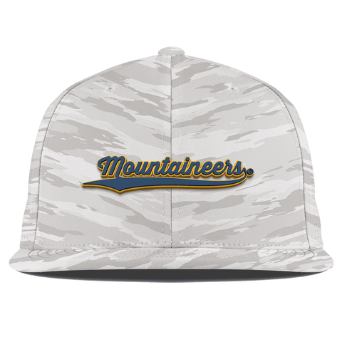 West Virginia University "West Virginia Mountaineers Script" Flat Elite Arctic Camo