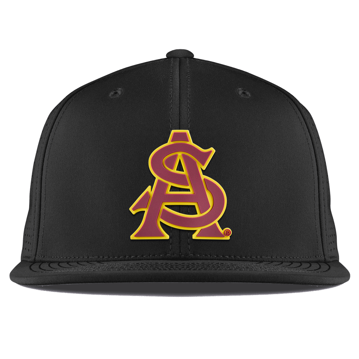 Arizona State University "ASU Baseball and Gold" Flat Elite Black