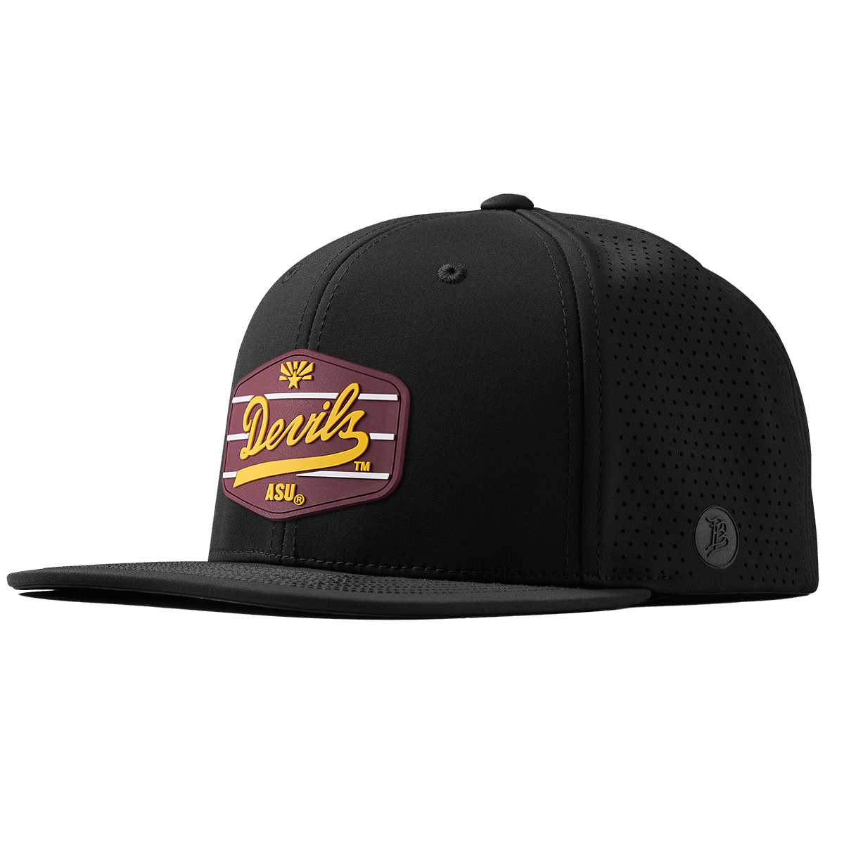 Arizona State University "ASU Devils Maroon" Flat Elite Black