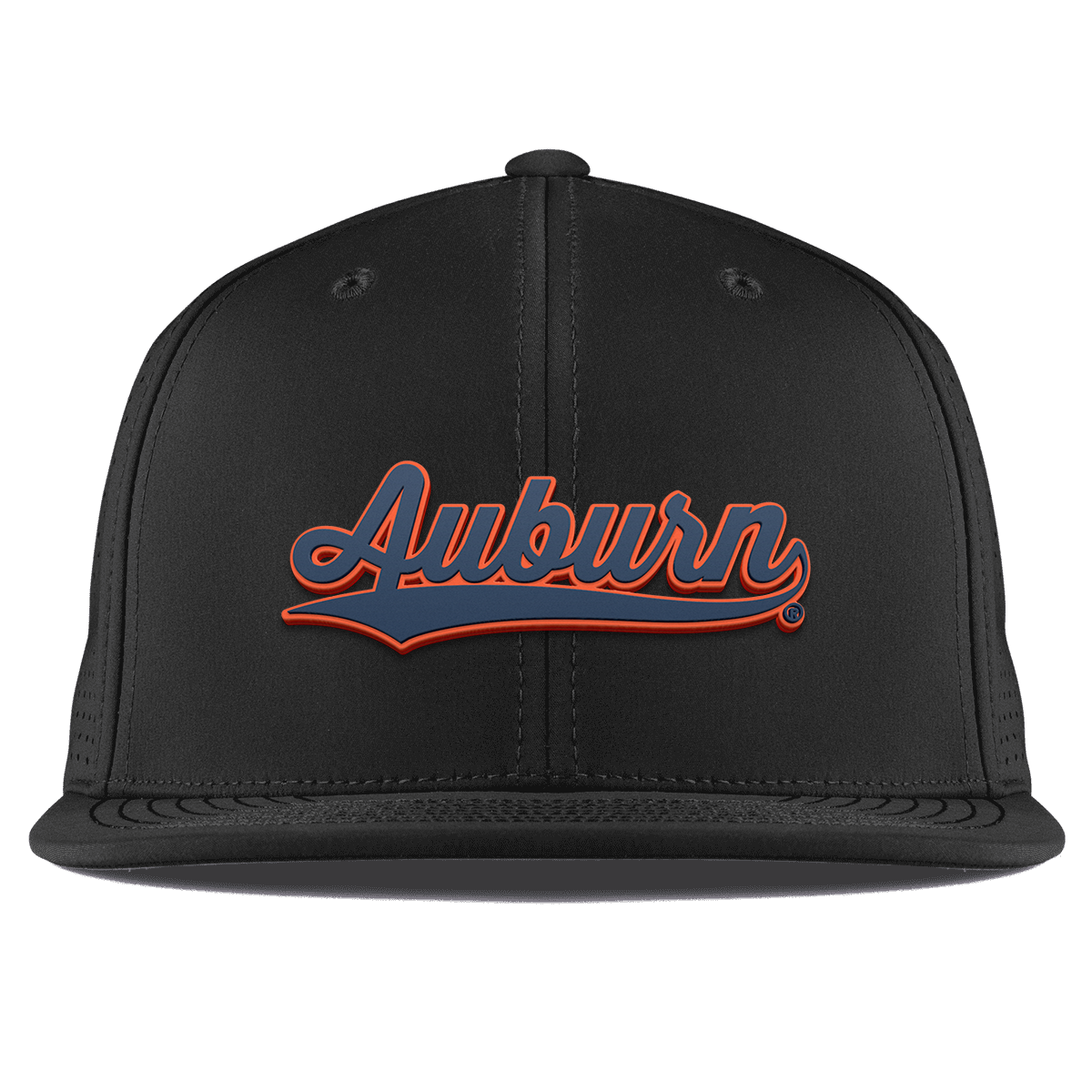 Auburn University "Auburn Script" Flat Elite Back Black