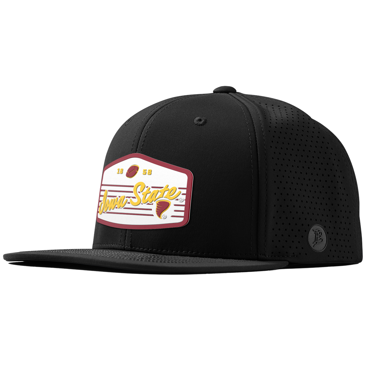 Iowa State University "Cyclones Football" Flat Elite Black