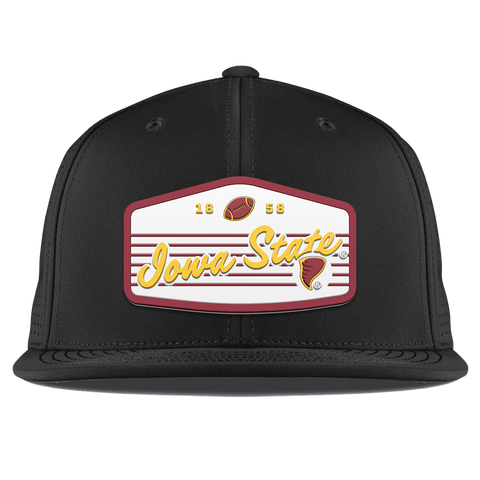 Iowa State University "Cyclones Football" Flat Elite Black