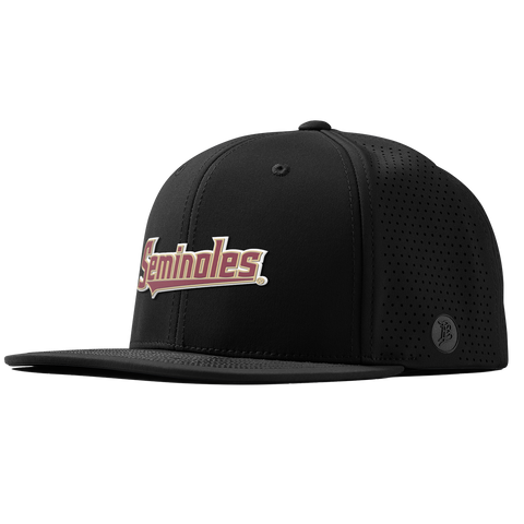 Florida State University "FSU Seminoles Block" Flat Elite Black