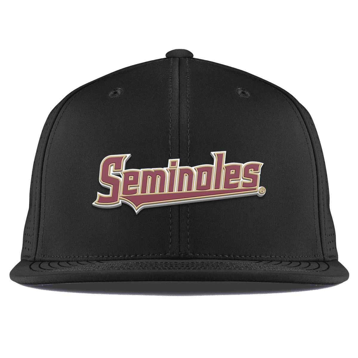 Florida State University "FSU Seminoles Block" Flat Elite Black