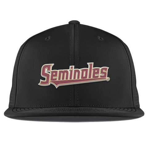 Florida State University "FSU Seminoles Block" Flat Elite Black