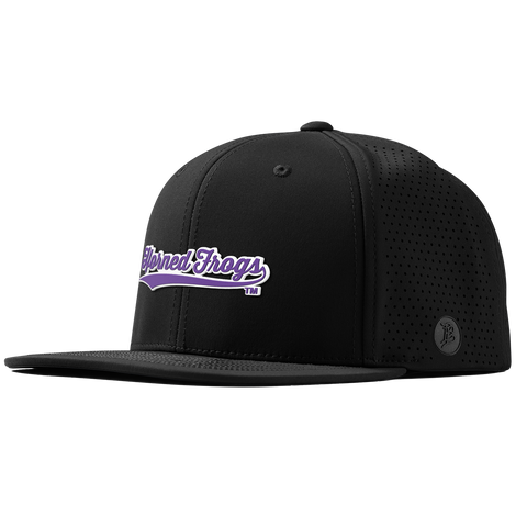 Texas Christian University "TCU Horned Frogs Scripts" Flat Elite Black