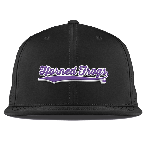 Texas Christian University "TCU Horned Frogs Scripts" Flat Elite Black