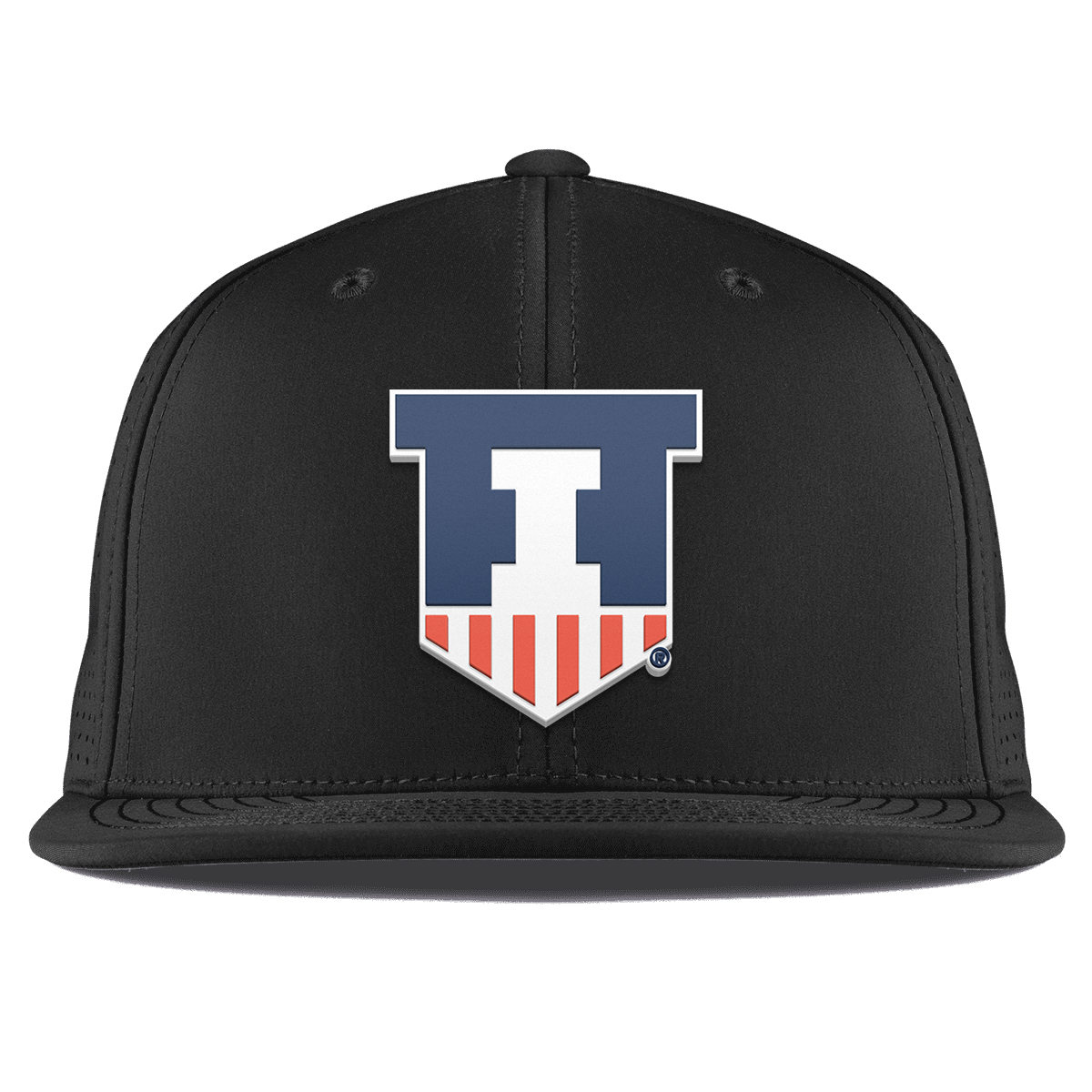University of Illinois "Illinois Athletics" Flat Elite Black
