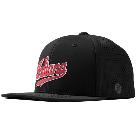 Indiana University "Indiana Script" Flat Elite Black