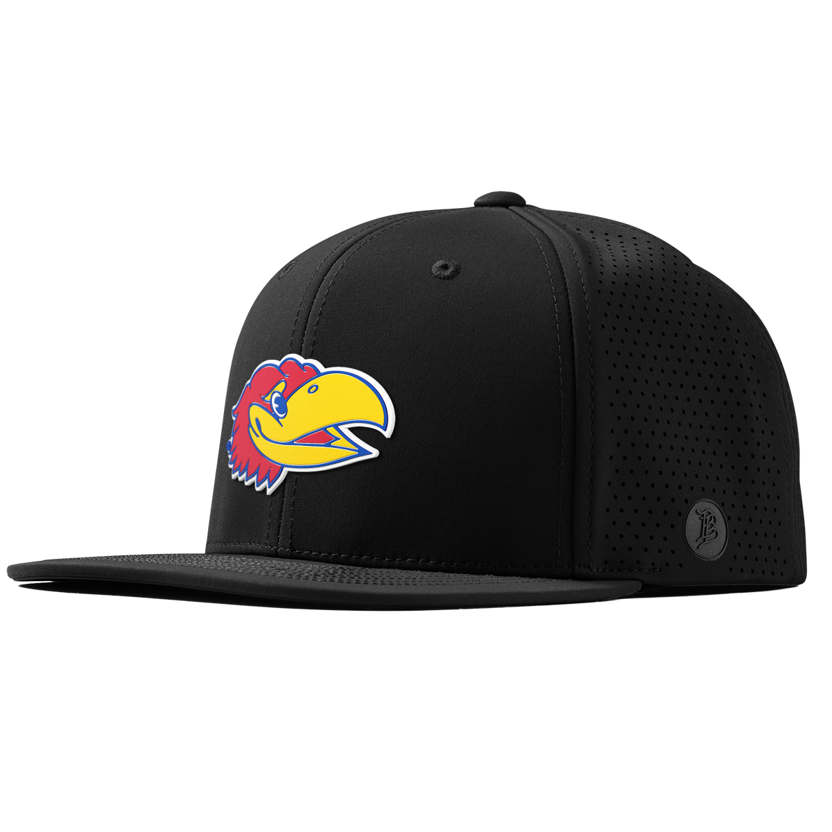 University of Kansas "KU Big Jay" Flat Elite Black