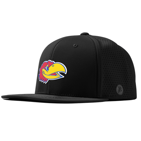 University of Kansas "KU Big Jay" Flat Elite Black