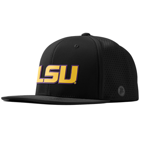 Louisiana State University "LSU Gold Block " Flat Elite Black